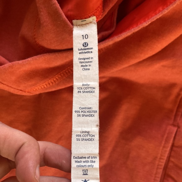 Lululemon Orange Hoodie - Picture 3 of 5